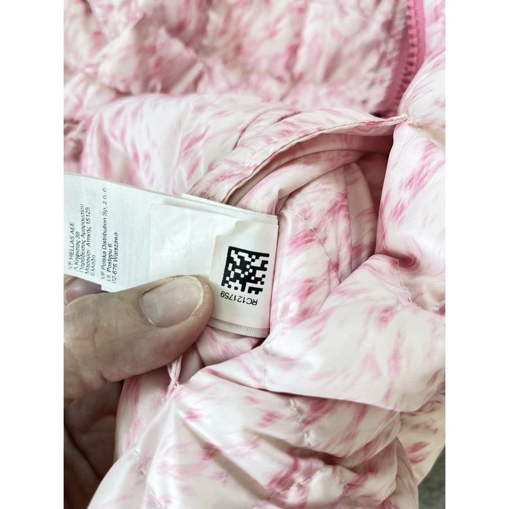 THE NORTH FACE Kid Thermoball Full Zip Hooded Jacket Pink Size 5 Reversible